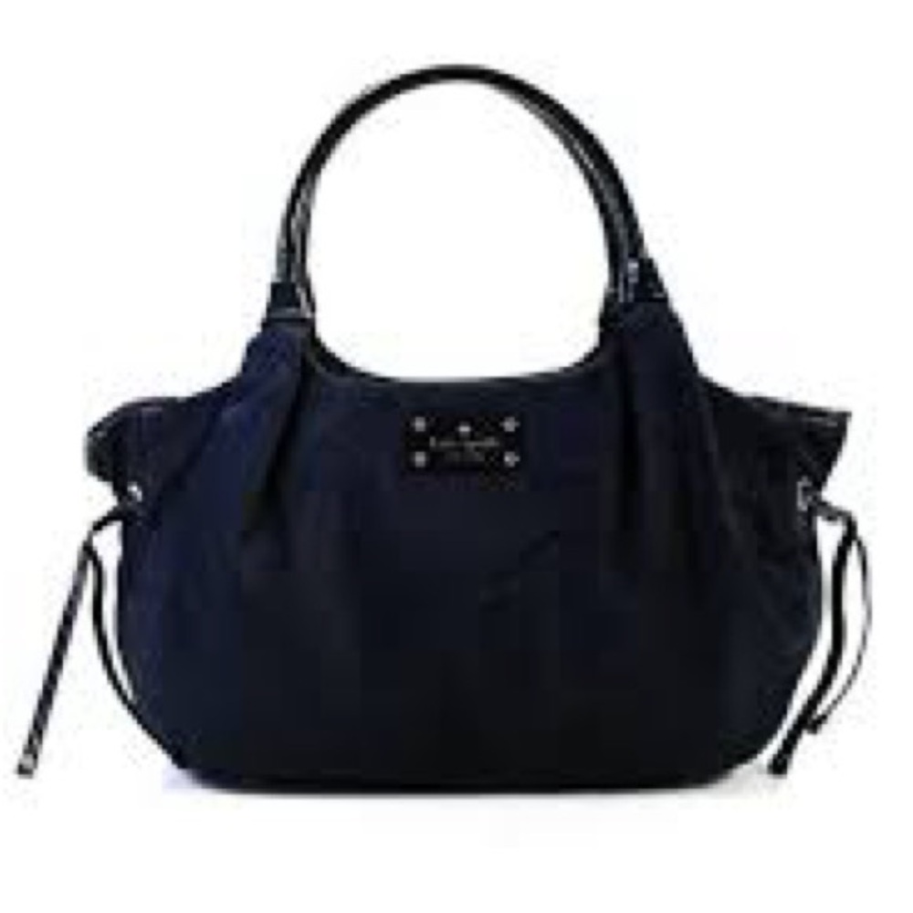 Kate Spade Nylon And Leather Black Shoulder Bag